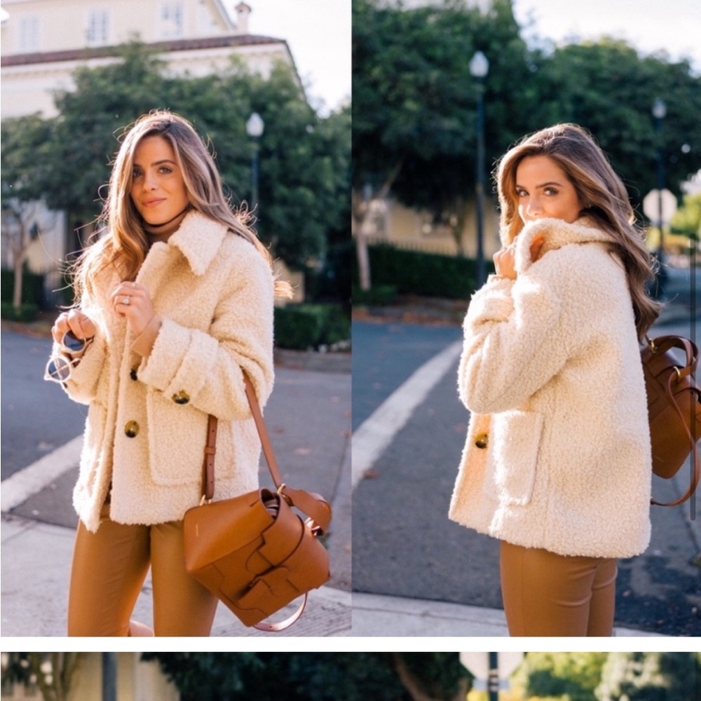 Free People So Soft Cozy Peacoat